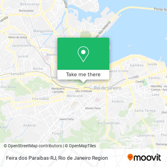 Feira dos Paraibas-RJ map