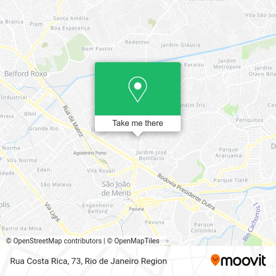 Rua Costa Rica, 73 map