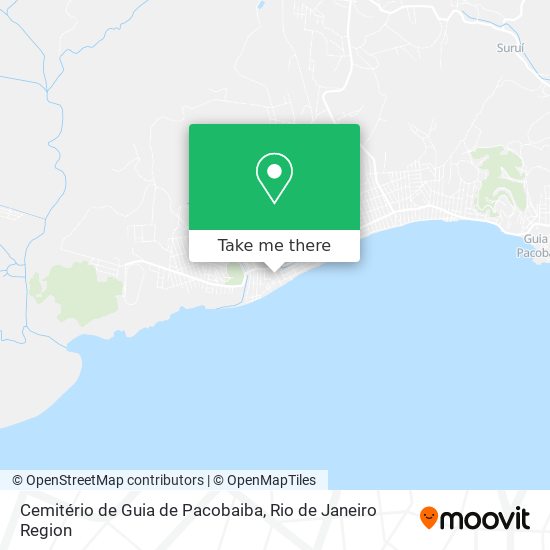 Cemitério de Guia de Pacobaiba map