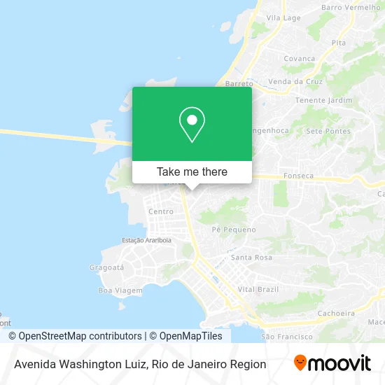 Avenida Washington Luiz map