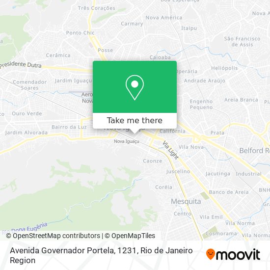 Avenida Governador Portela, 1231 map