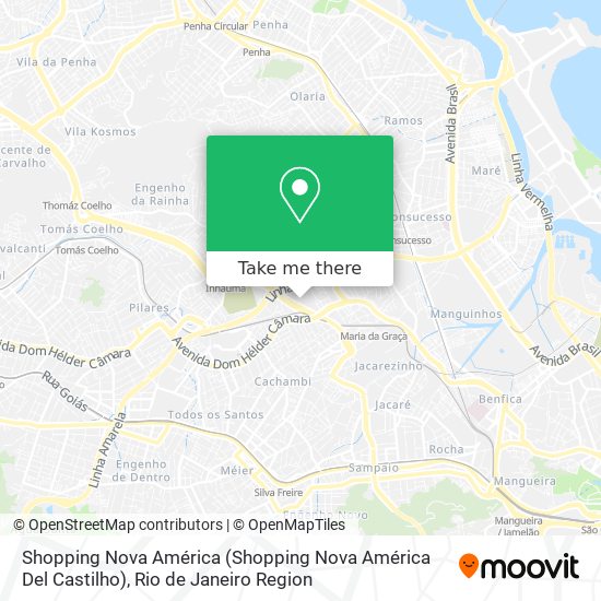 Shopping Nova América (Shopping Nova América Del Castilho) map
