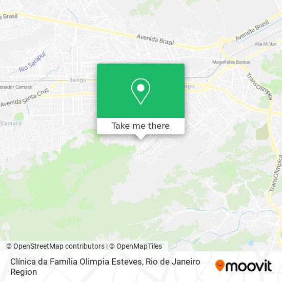 Mapa Clínica da Família Olimpia Esteves