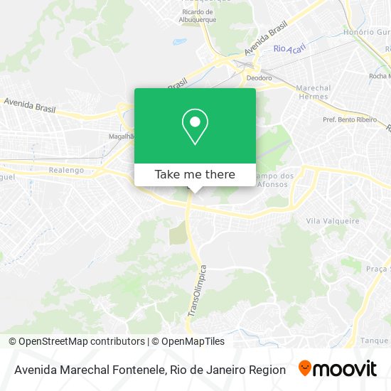 Mapa Avenida Marechal Fontenele