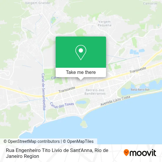 Rua Engenheiro Tito Livio de Sant'Anna map