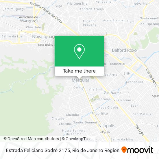 Estrada Feliciano Sodré 2175 map