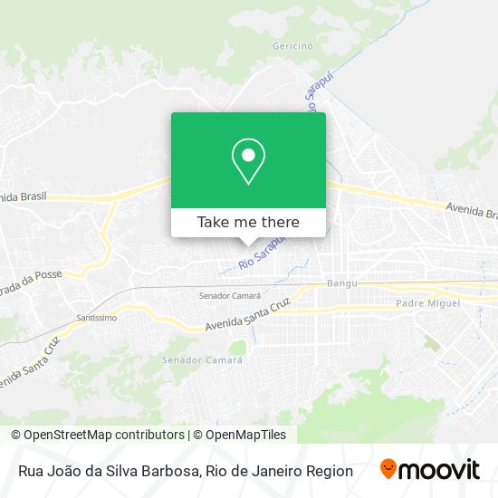 Mapa Rua João da Silva Barbosa