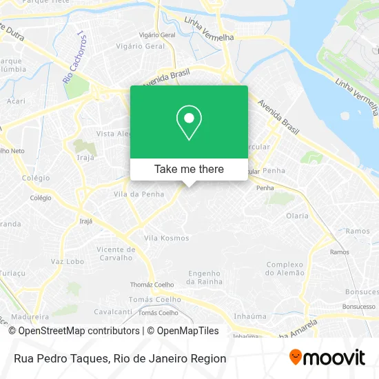 Rua Pedro Taques map