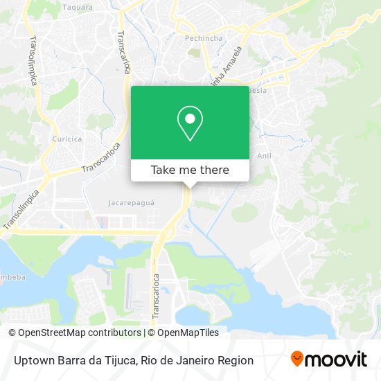 Uptown Barra da Tijuca map