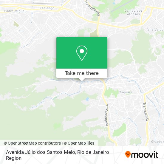 Avenida Júlio dos Santos Melo map