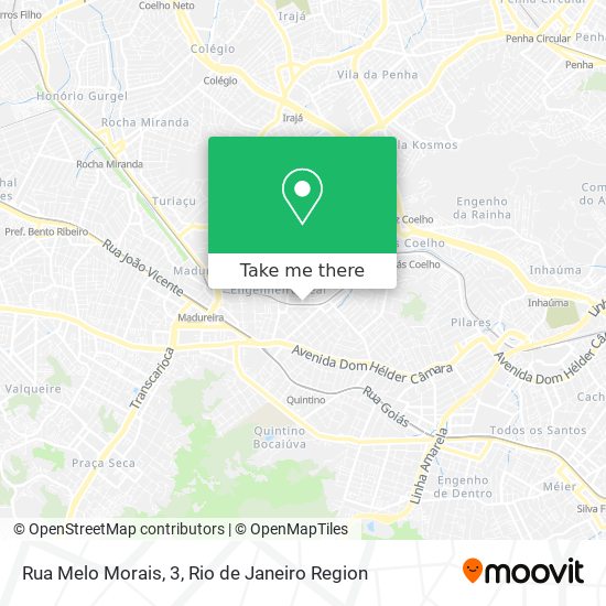 Mapa Rua Melo Morais, 3