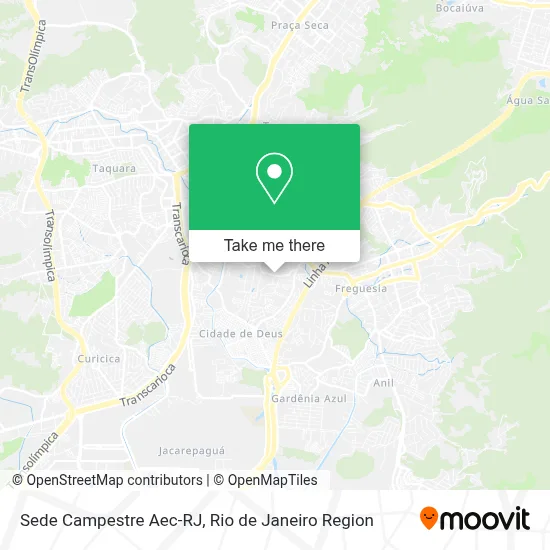 Sede Campestre Aec-RJ map