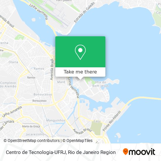 Centro de Tecnologia-UFRJ map