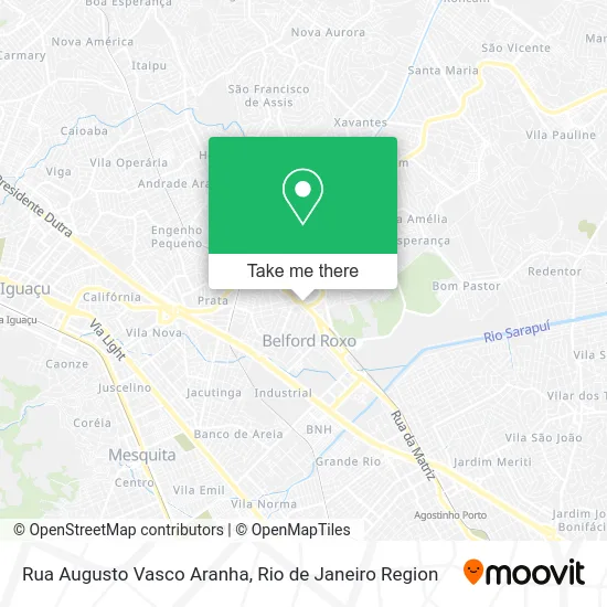 Rua Augusto Vasco Aranha map