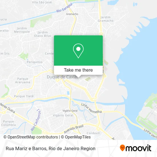 Rua Mariz e Barros map