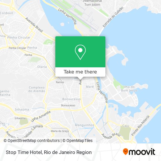 Stop Time Hotel map