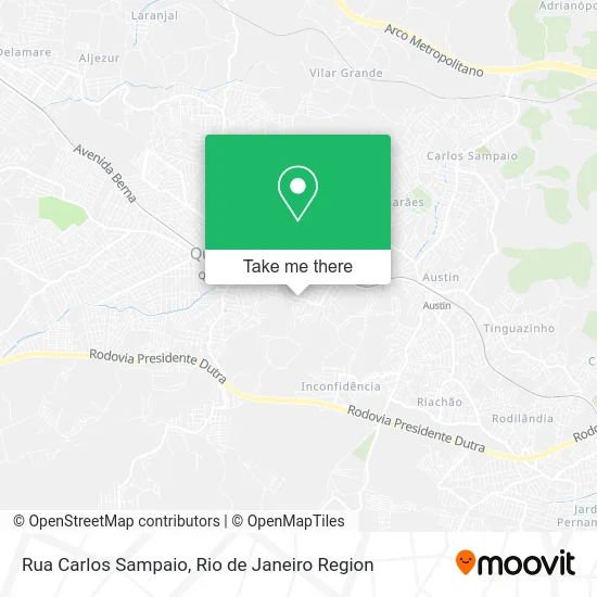 Rua Carlos Sampaio map