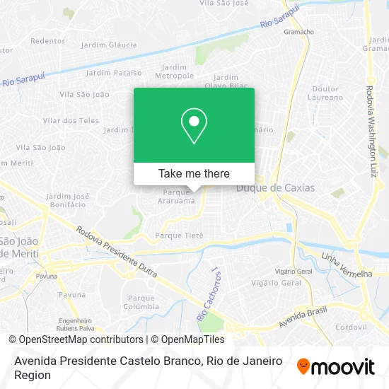 Avenida Presidente Castelo Branco map
