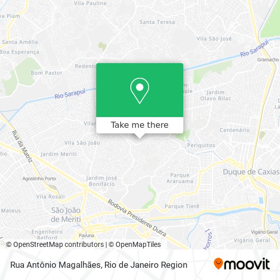 Rua Antônio Magalhães map