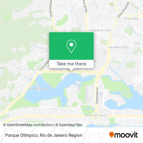 Parque Olimpico map