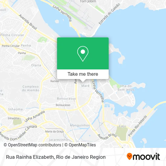 Rua Rainha Elizabeth map