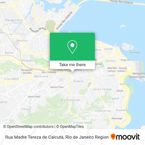 Rua Madre Tereza de Calcutá map