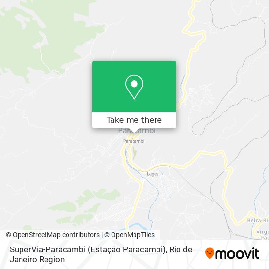 SuperVia-Paracambi (Estação Paracambi) map
