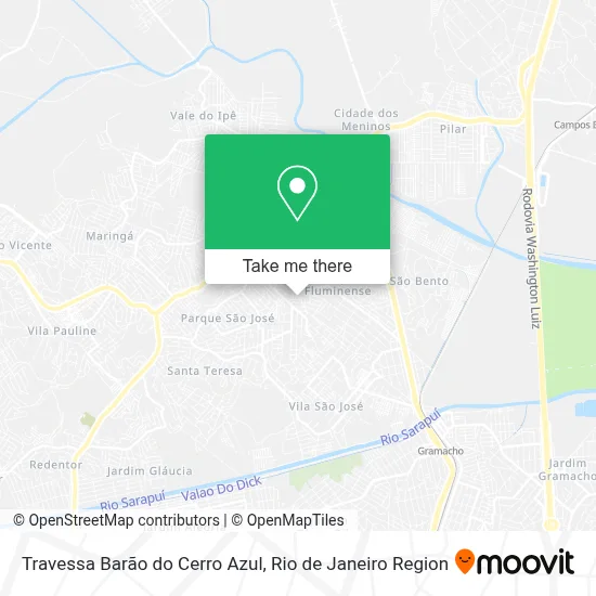 Travessa Barão do Cerro Azul map
