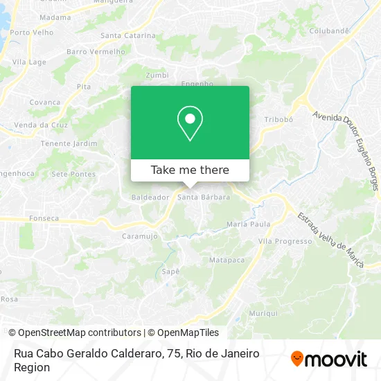 Rua Cabo Geraldo Calderaro, 75 map