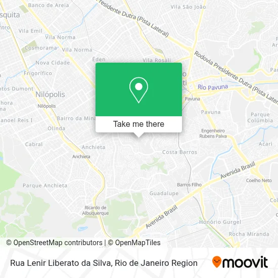 Rua Lenir Liberato da Silva map