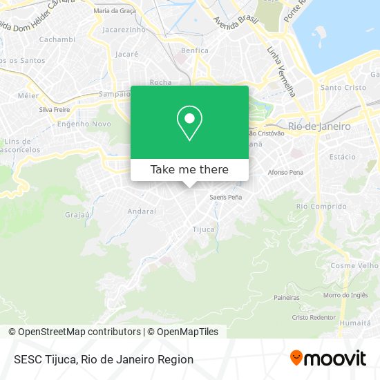 SESC Tijuca map