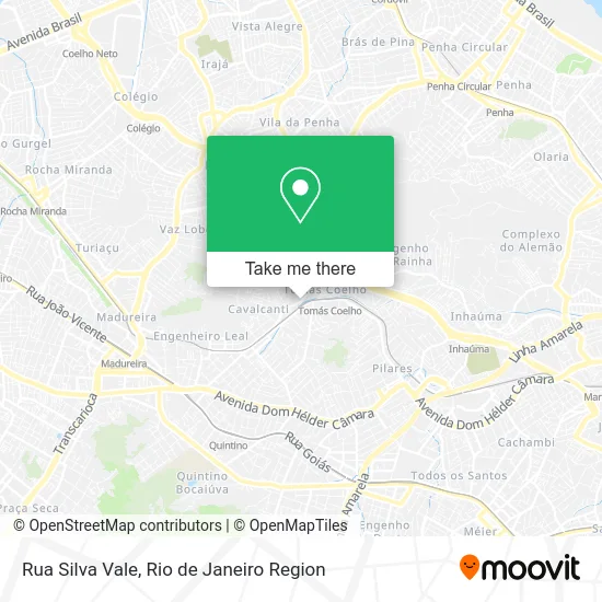Rua Silva Vale map
