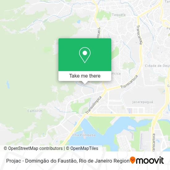 Projac - Domingão do Faustão map