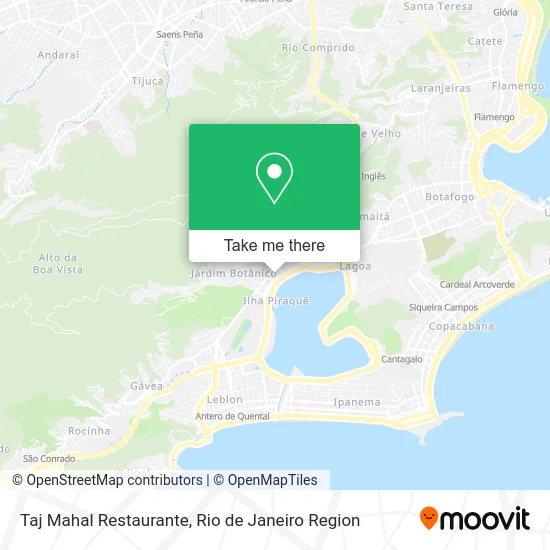 Taj Mahal Restaurante map