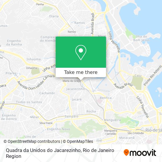 Mapa Quadra da Unidos do Jacarezinho