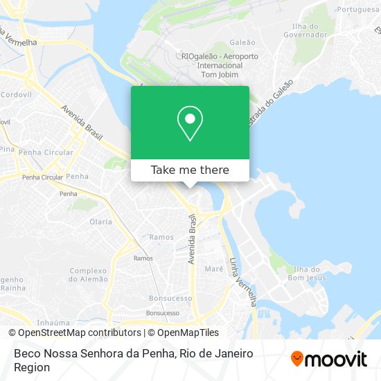 Mapa Beco Nossa Senhora da Penha