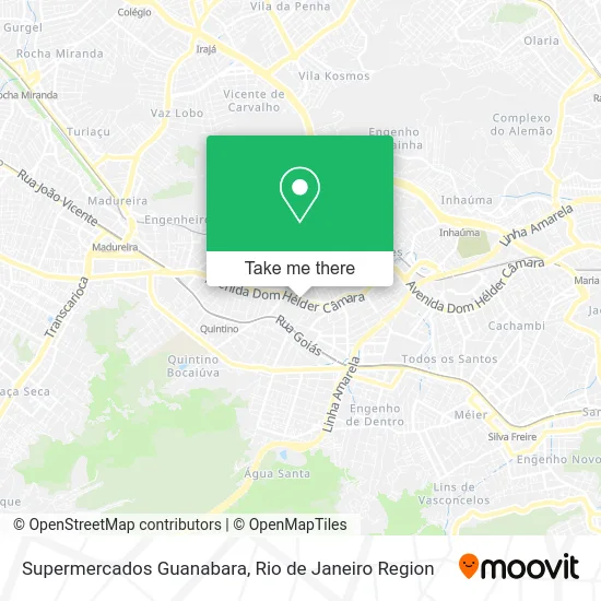 Supermercados Guanabara map