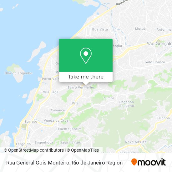 Rua General Góis Monteiro map