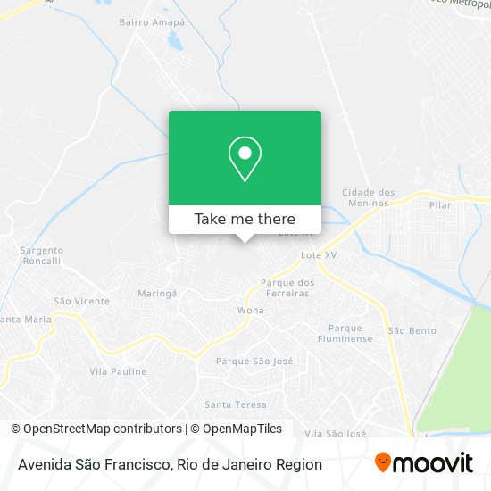 Avenida São Francisco map