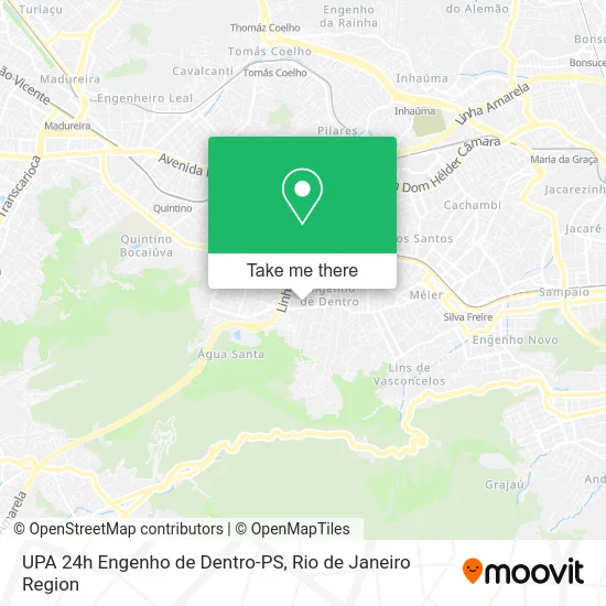 UPA 24h Engenho de Dentro-PS map