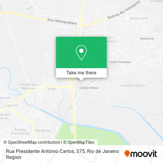 Rua Presidente Antônio Carlos, 375 map