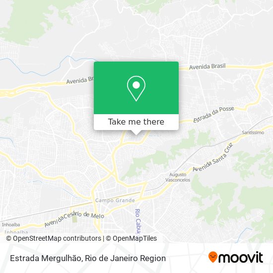 Estrada Mergulhão map