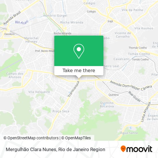 Mergulhão Clara Nunes map
