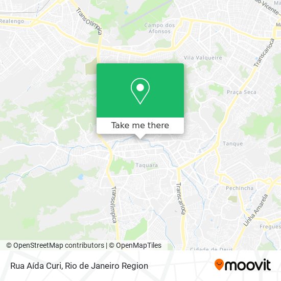 Rua Aída Curi map