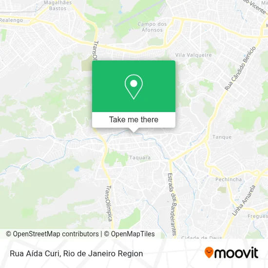 Rua Aída Curi map