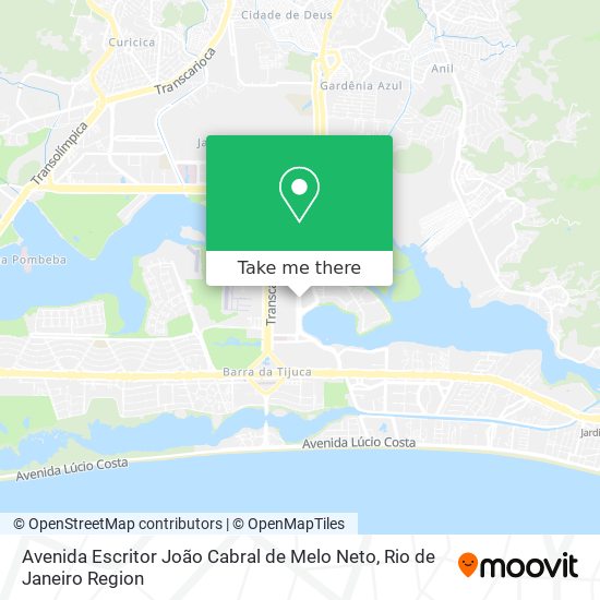 Avenida Escritor João Cabral de Melo Neto map