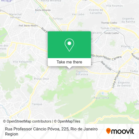 Rua Professor Câncio Póvoa, 225 map