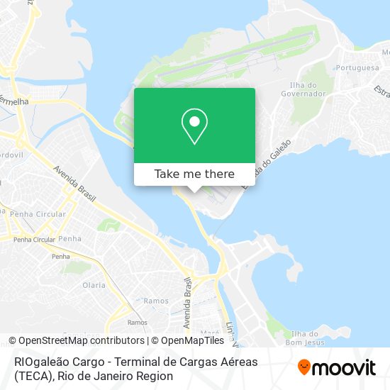 RIOgaleão Cargo - Terminal de Cargas Aéreas (TECA) map