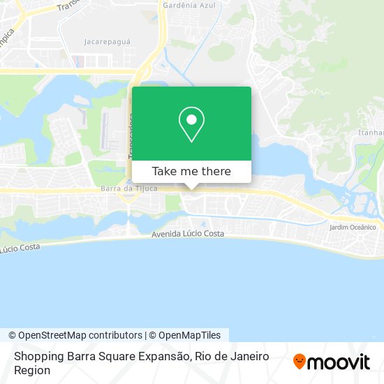 Shopping Barra Square Expansão map