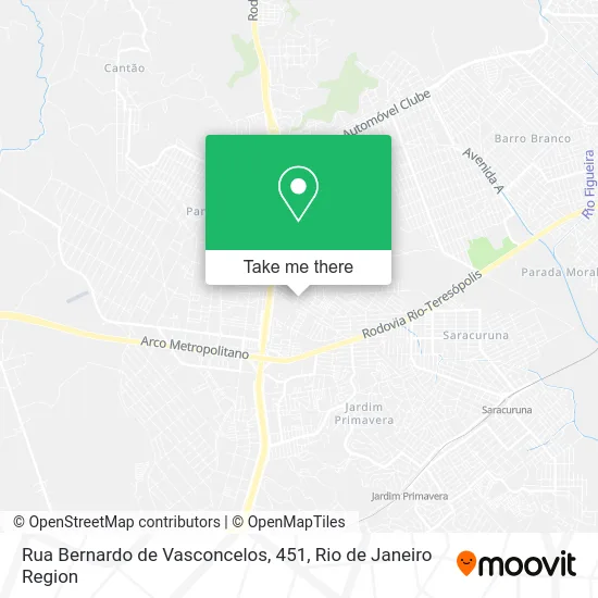 Rua Bernardo de Vasconcelos, 451 map